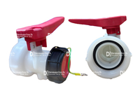 IBC Tote Fittings, IBC Ball & Butterfly Calve для контейнера HDPE 1000L